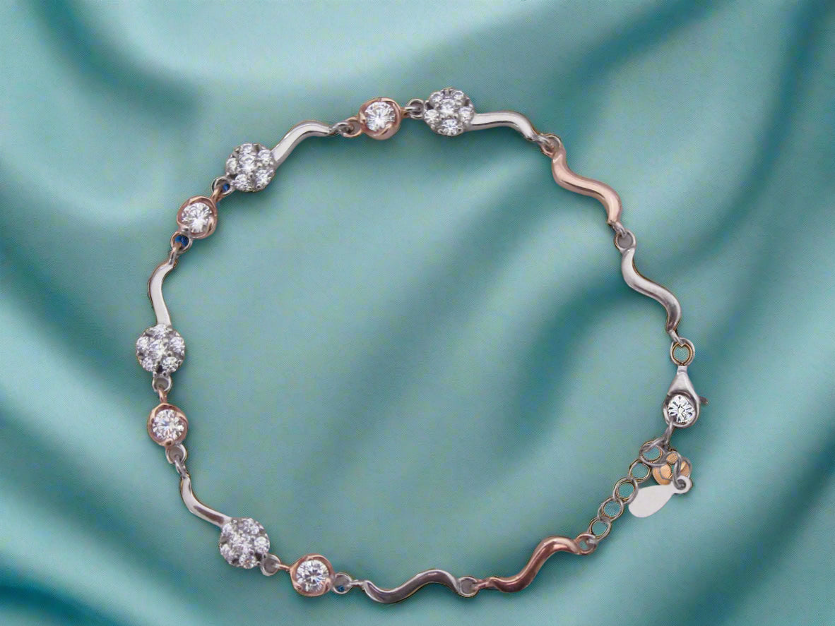 Silver Waves Bracelet