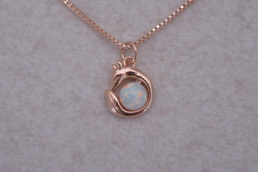 Dragon pearl chain and pendant