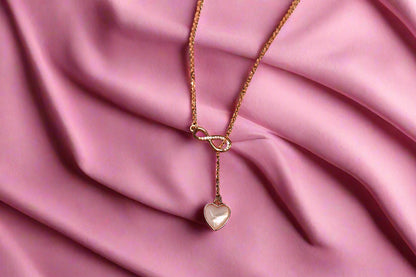 Infinite love pendant with chain